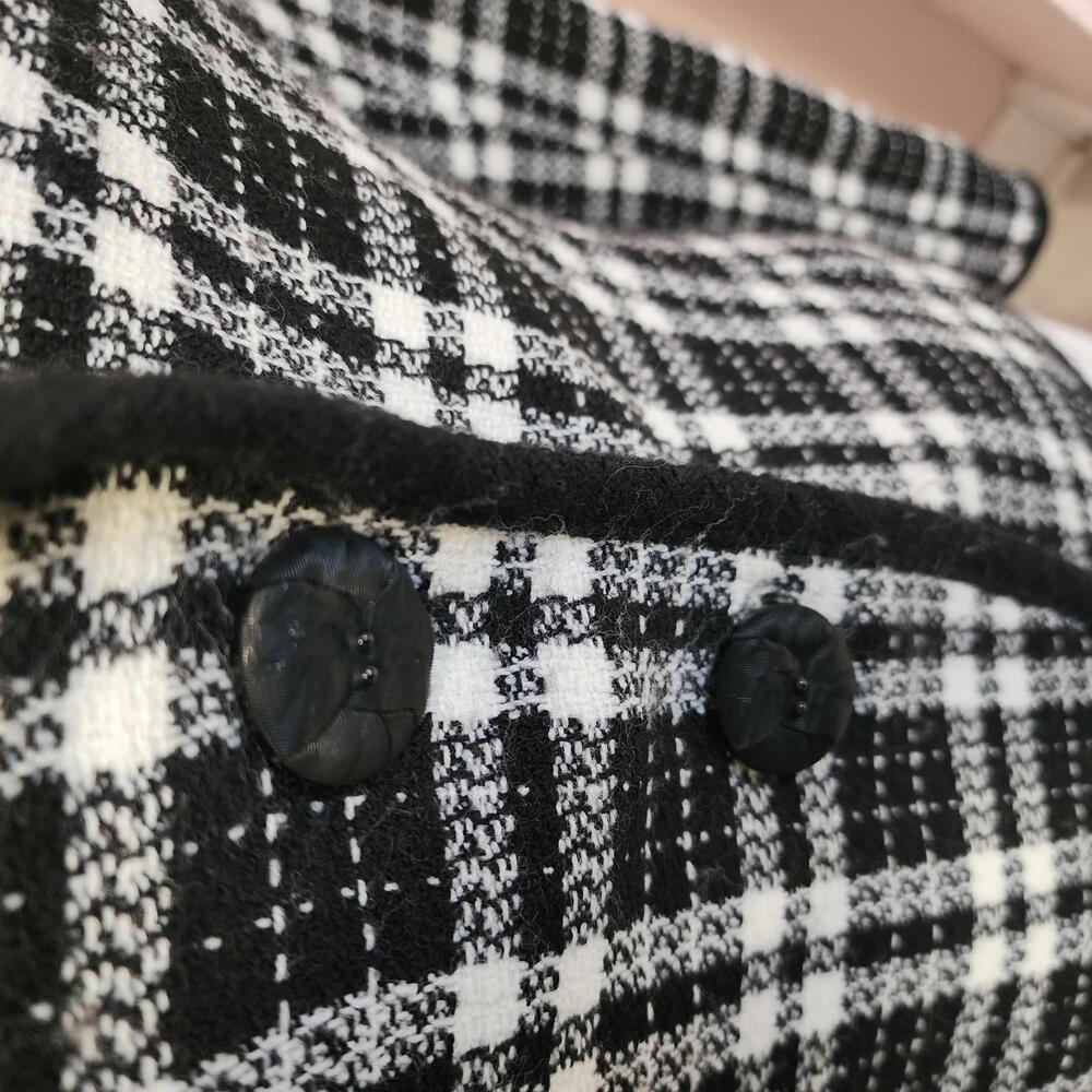 LKNW Karen Kane Black White blazer Jacket 4 this is so adorable - Picture 5 of 7